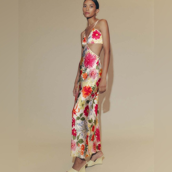 Reformation Poppies Silk Maxi Dress - Picture 2 of 8